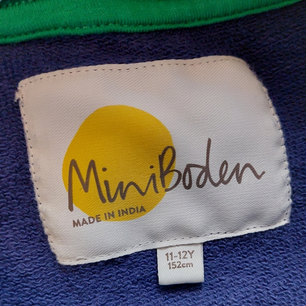 Mini Boden guc star 🌟 sweatshirt hoodie 11-12 years - Picture 9 of 15